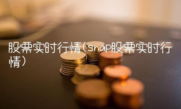 股票实时行情(snap股票实时行情)