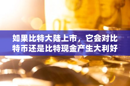 如果比特大陆上市,它会对比特币还是比特现金产生大利好,为什么 比特现金交易网站 如果比特大陆上市,它会对比特币还是比特现金产生大利好,为什么 比特现金交易网站
