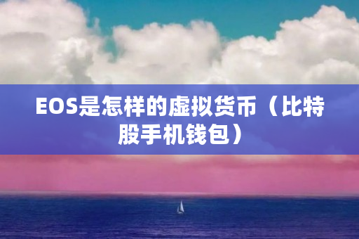 EOS是怎样的虚拟货币（比特股手机钱包）
