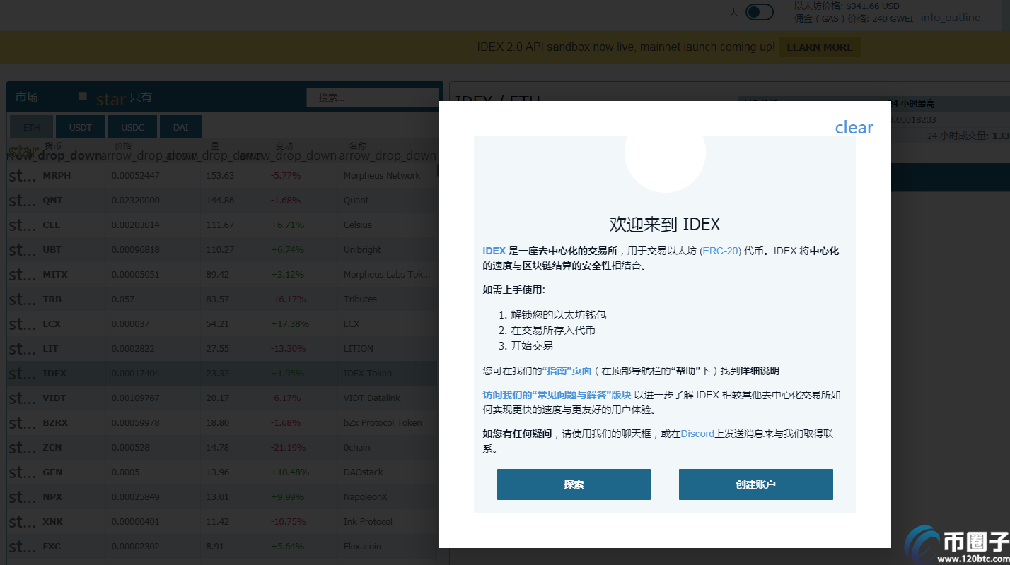 去**化的交易所有哪几个？