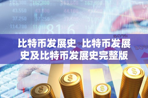比特币发展史 比特币发展史及比特币发展史完整版