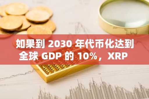 如果到 2030 年**化达到全球 GDP 的 10%，XRP 的价格可能达到以下水平