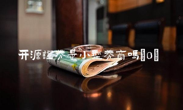 开源证券是小型券商吗(0)