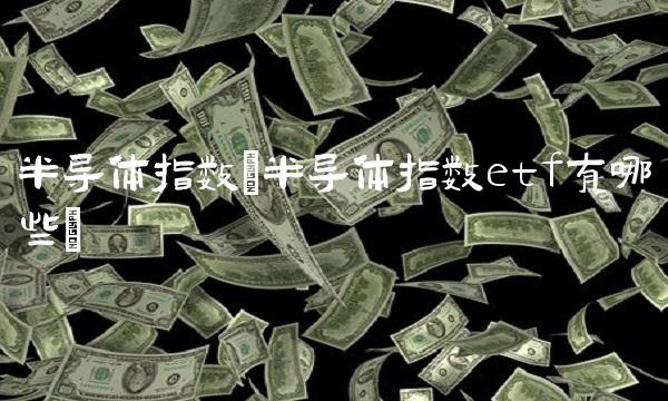 半导体指数(半导体指数etf有哪些)