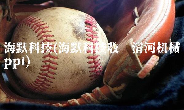 海默科技(海默科技收购清河机械ppt)