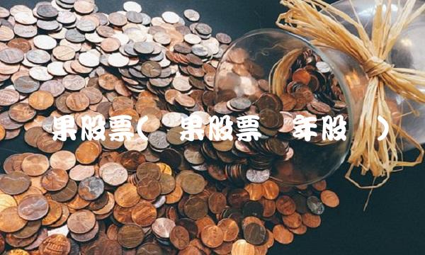 苹果股票(苹果股票历年股价)