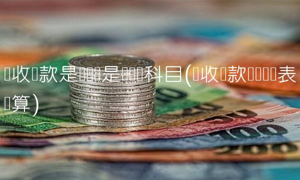 应收账款是资产还是负债类科目(应收账款资产负债表计算)