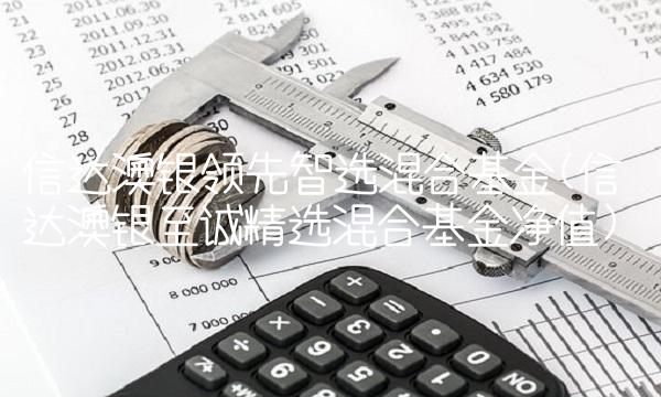 信达澳银**智选混合基金(信达澳银至诚精选混合基金净值)