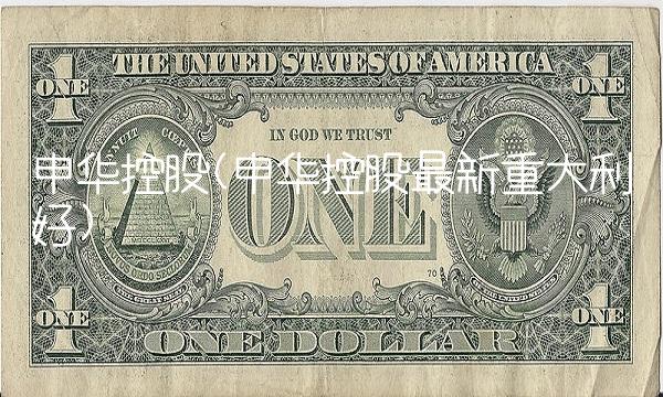 申华控股(申华控股**重大利好)