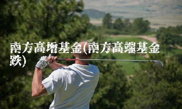 南方高增基金(南方高端基金为啥跌)