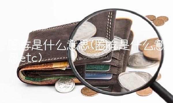 圈存是什么意思(圈存是什么意思etc)