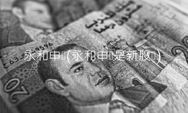 永和申购(永和申购是新股吗)