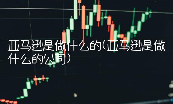 亚马逊是做什么的(亚马逊是做什么的公司)