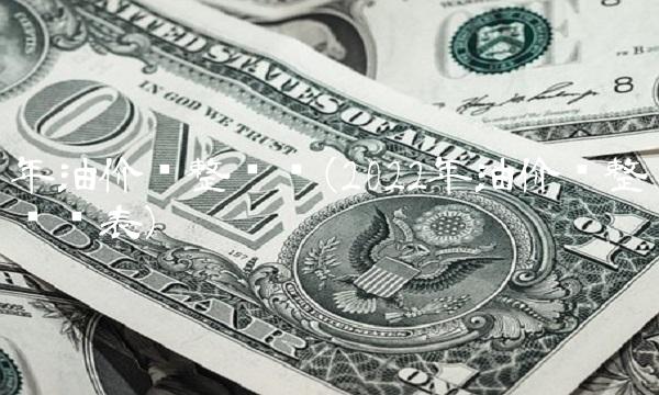 年油价调整记录(2022年油价调整记录表)