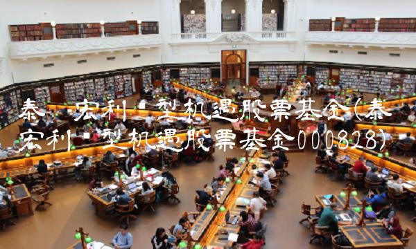 泰达宏利转型机遇股票基金(泰达宏利转型机遇股票基金000828)