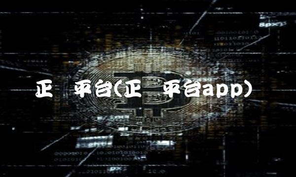 正点平台(正点平台app)