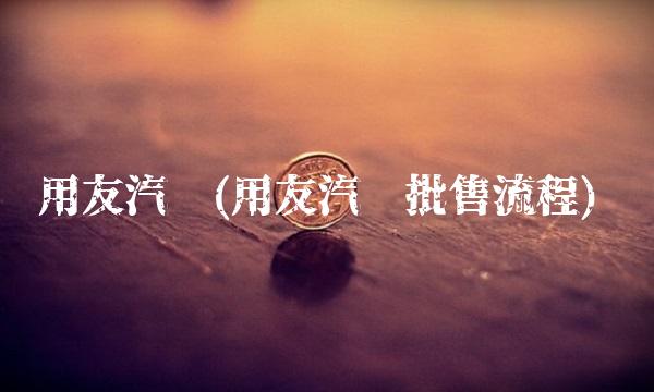 用友汽车(用友汽车批售流程)