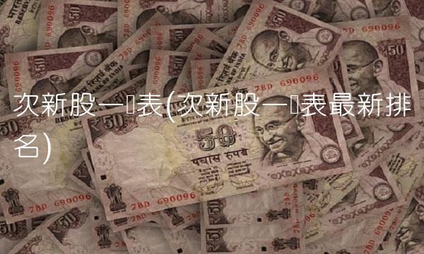 次新股一览表(次新股一览表**排名)