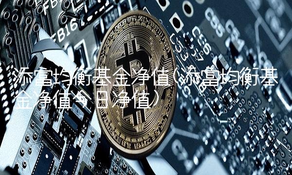 添富均衡基金净值(添富均衡基金净值今日净值)