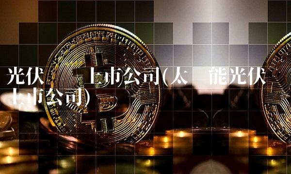 光伏发电上市公司(太阳能光伏发电上市公司)