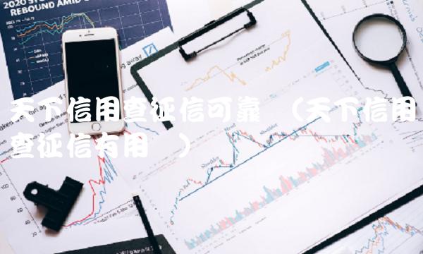 天下信用查征信可靠吗(天下信用查征信有用吗)