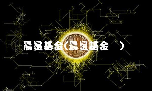 晨星基金(晨星基金奖)