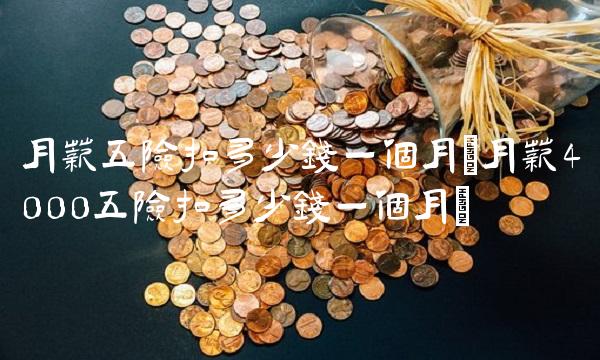 月薪五险扣多少钱一个月(月薪4000五险扣多少钱一个月)