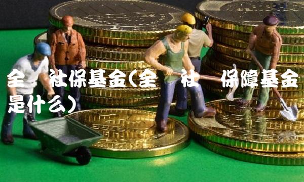 **社保基金(**社会保障基金是什么)