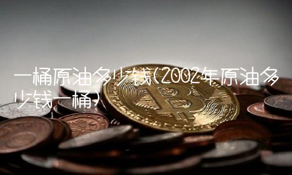 一桶原油多少钱(2002年原油多少钱一桶)