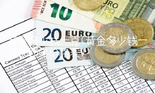 黄金多少钱一克(黄金多少钱一克2023年价格表)