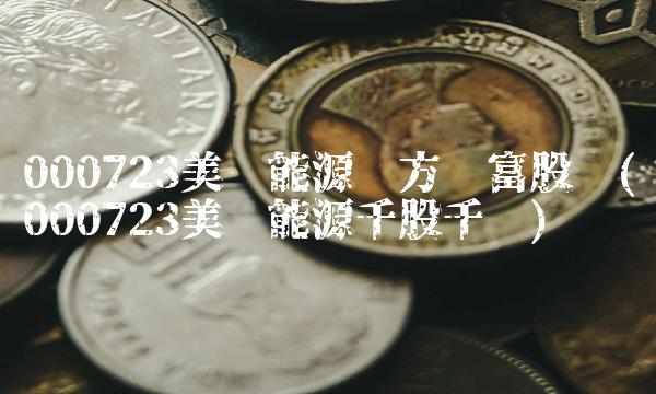 000723美锦能源东方财富股吧(000723美锦能源千股千评)