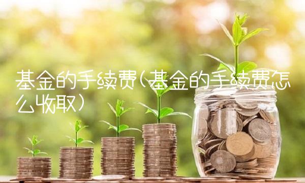 基金的手续费(基金的手续费怎么收取)