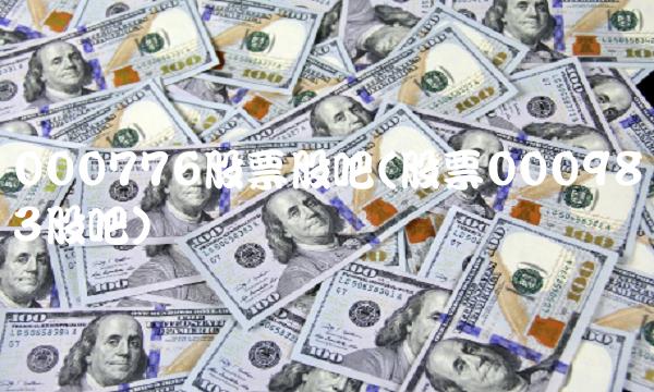 000776股票股吧(股票000983股吧)