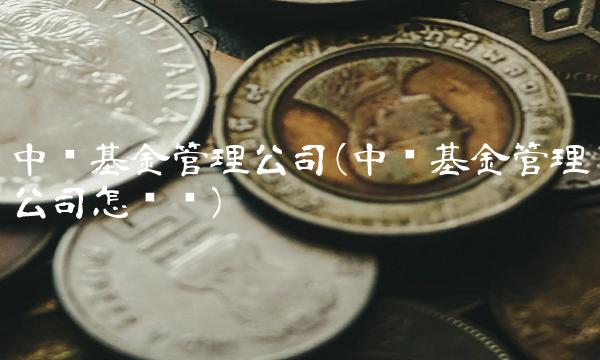 中邮基金管理公司(中邮基金管理公司怎么样)