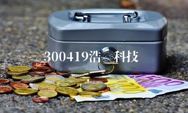 300419浩丰科技