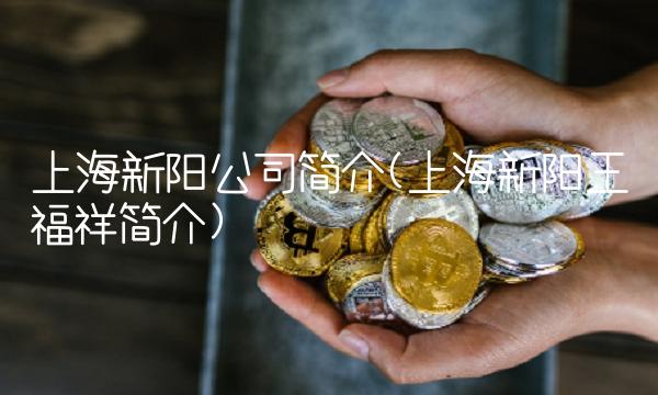 上海新阳公司简介(上海新阳王福祥简介)