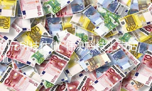 创元科技估值 伟测科技上市估值