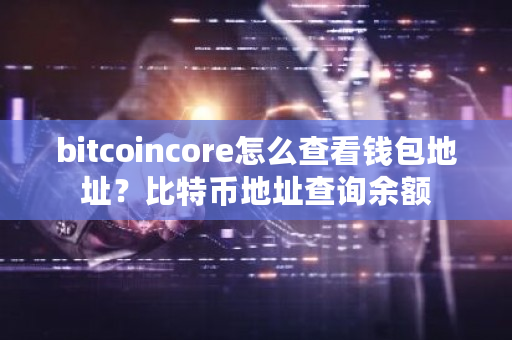bitcoincore怎么查看钱包地址？比特币地址查询余额-**张图片-ZBLOG