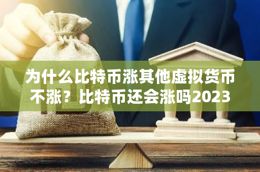 为什么比特币涨其他虚拟货币不涨？比特币还会涨吗2023年8月-**张图片-ZBLOG