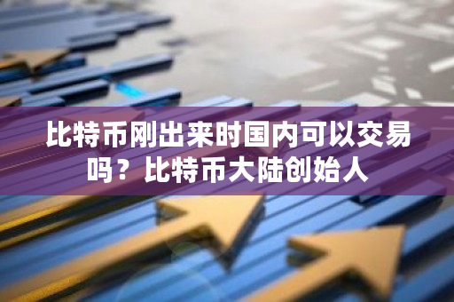 比特币刚出来时**可以交易吗？比特币大陆创始人-**张图片-ZBLOG