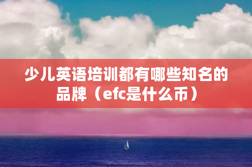 少儿英语培训都有哪些知名的品牌(efc是什么币) 少儿英语培训都有哪些知名的品牌(efc是什么币)