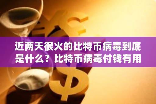 近两天很火的比特币病毒到底是什么？比特币病毒付钱有用吗-**张图片-ZBLOG