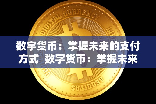 数字货币:掌握未来的支付方式 数字货币:掌握未来的支付方式 数字货币:掌握未来的支付方式 数字货币:掌握未来的支付方式