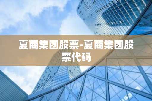 夏商集团股票-夏商集团股票代码