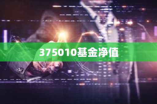 375010基金净值