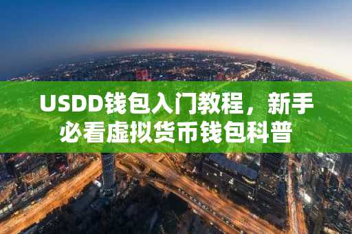 USDD钱包入门教程，新手必看虚拟货币钱包科普