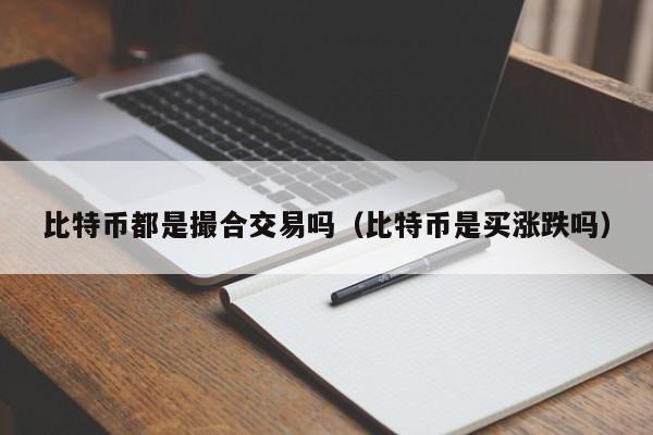 比特币都是撮合交易吗(比特币是买涨跌吗)